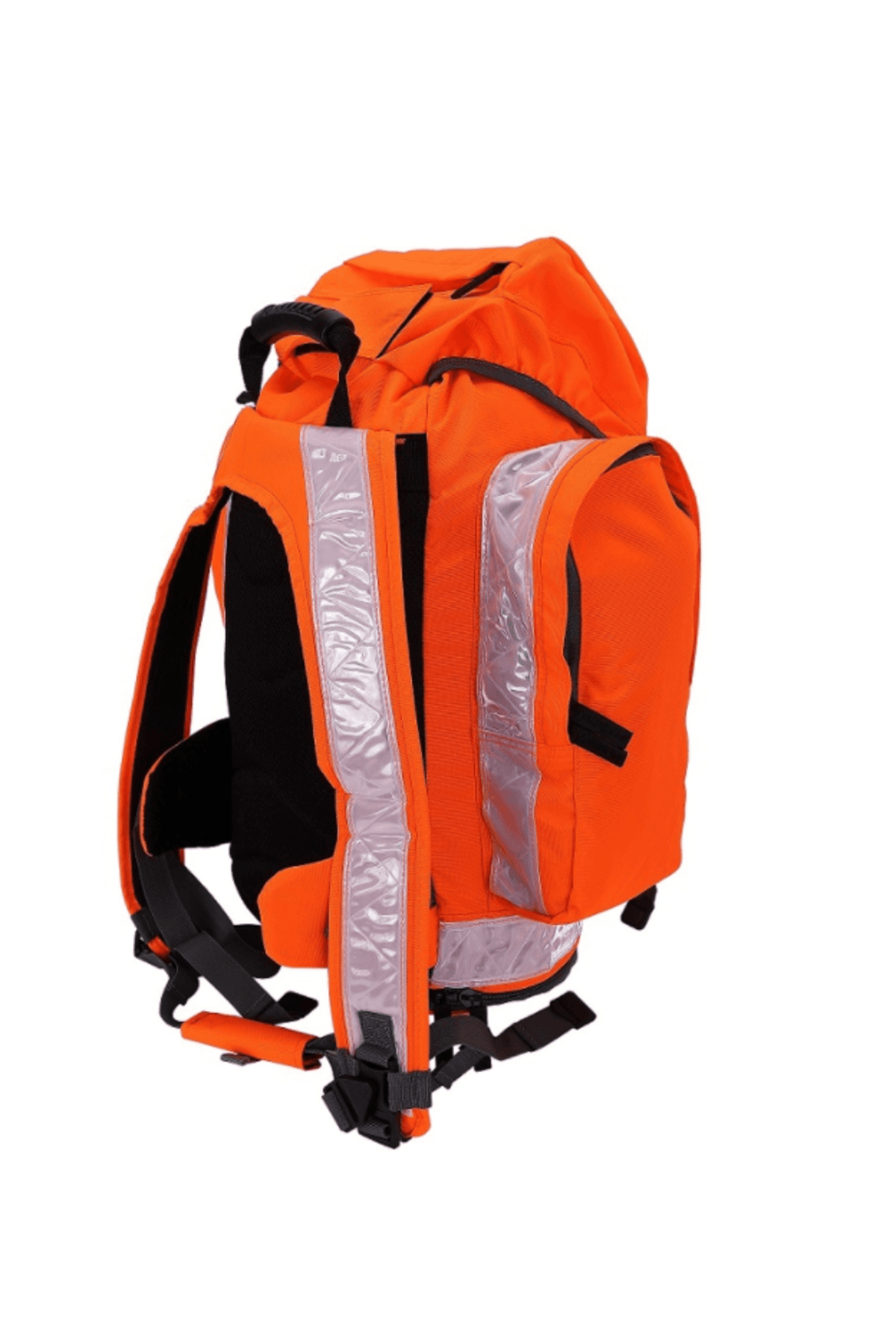 Large Hi-Vis Travel Hiking 45L Rucksack WaterRes Backpack Field Camping Bag