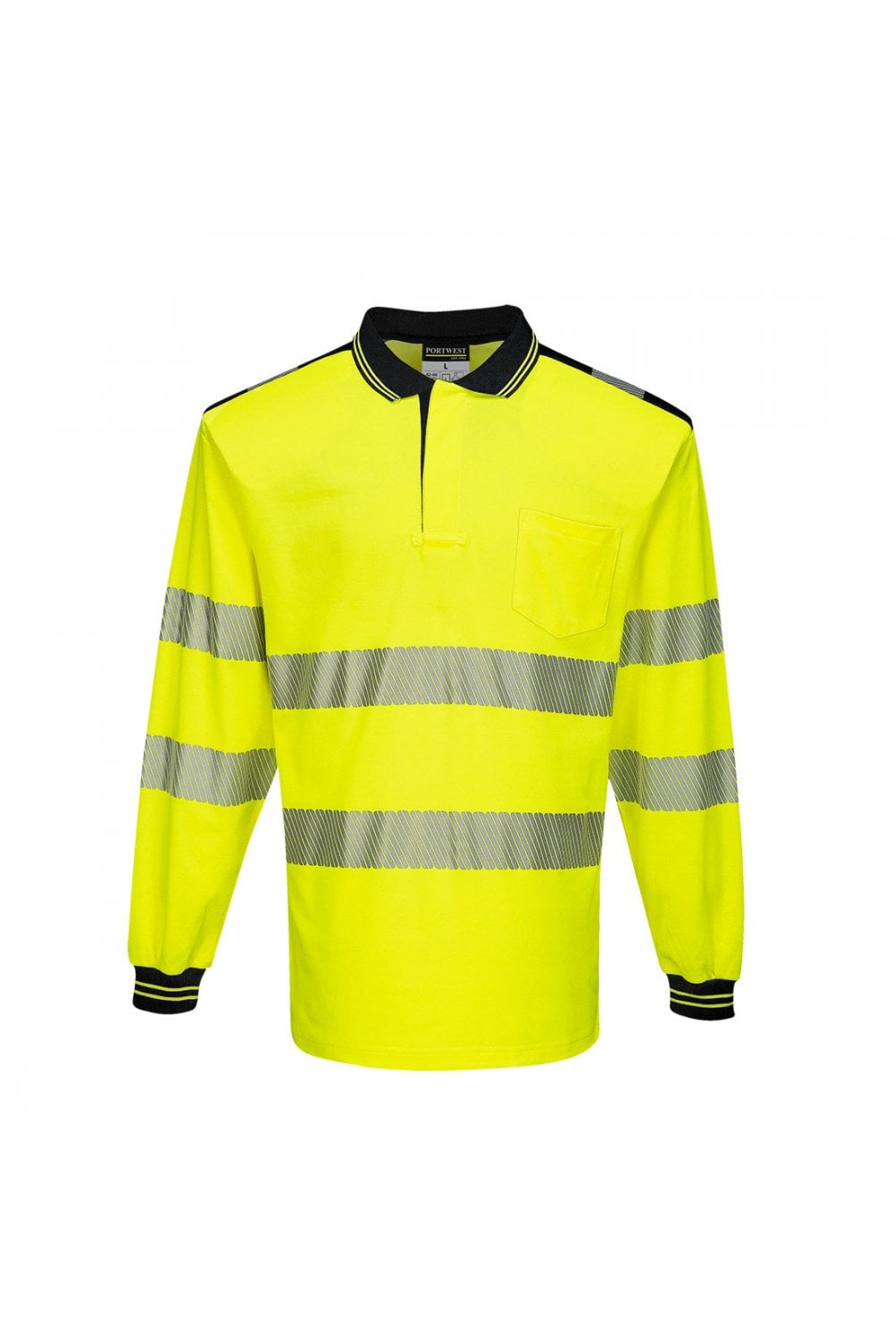 PW3 Hi-Vis Cotton Comfort Polo Shirt L/S