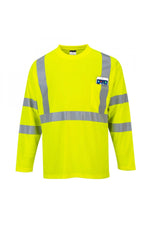 Hi-Vis Long Sleeve Pocket T-Shirt