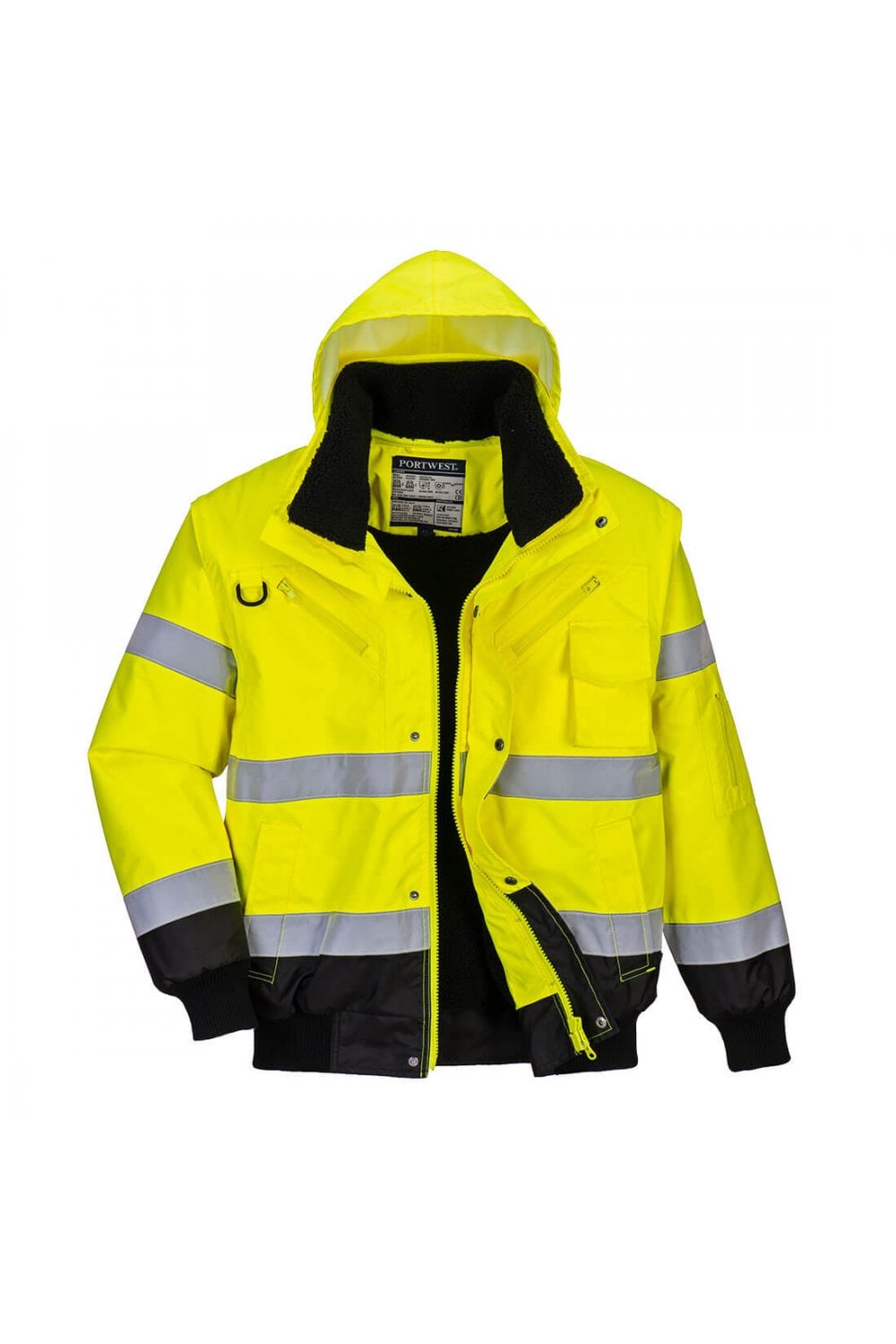 Hi-Vis Contrast Bomber Jacket