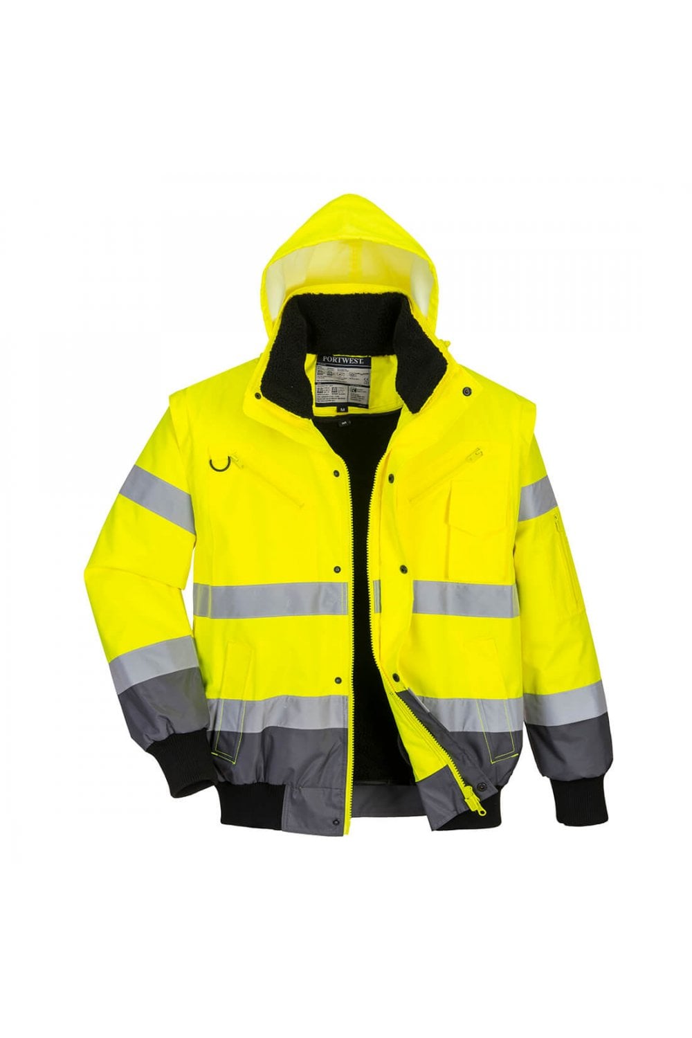 Hi-Vis Contrast Bomber Jacket