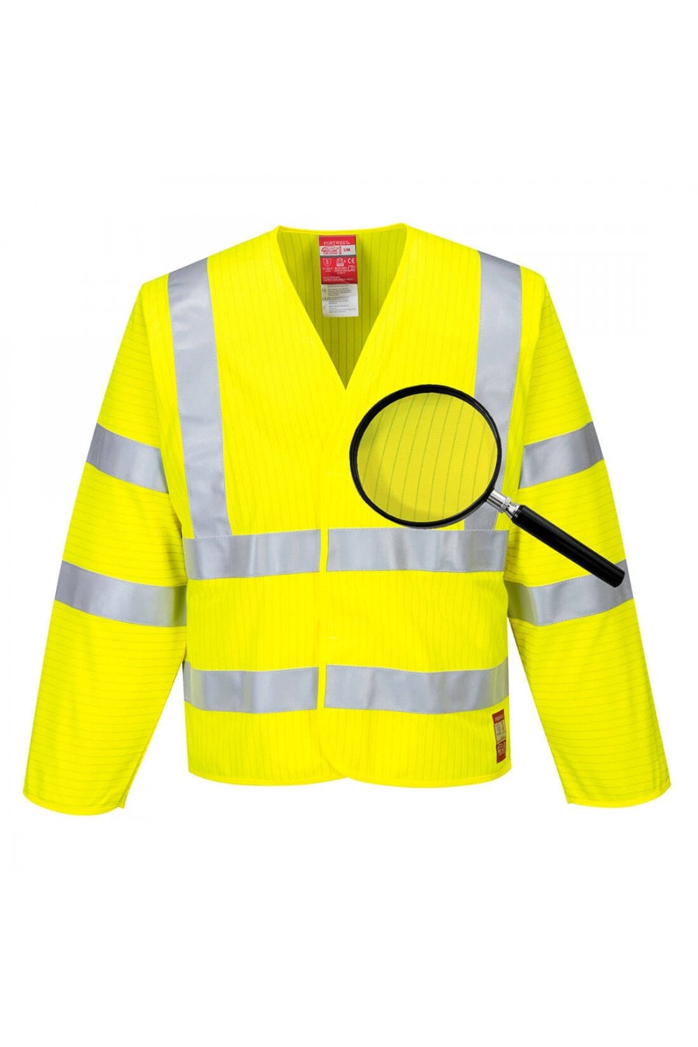 Hi-Vis Anti Static Jacket - Flame Resistant