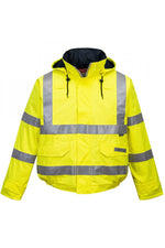 Bizflame Rain Hi-Vis Antistatic FR Bomber Jacket