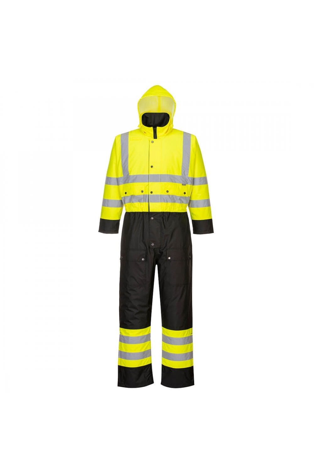 Hi-Vis Contrast Coverall - Lined