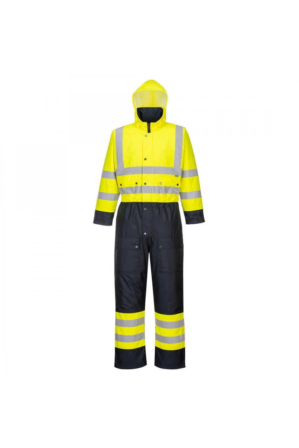 Hi-Vis Contrast Coverall - Lined