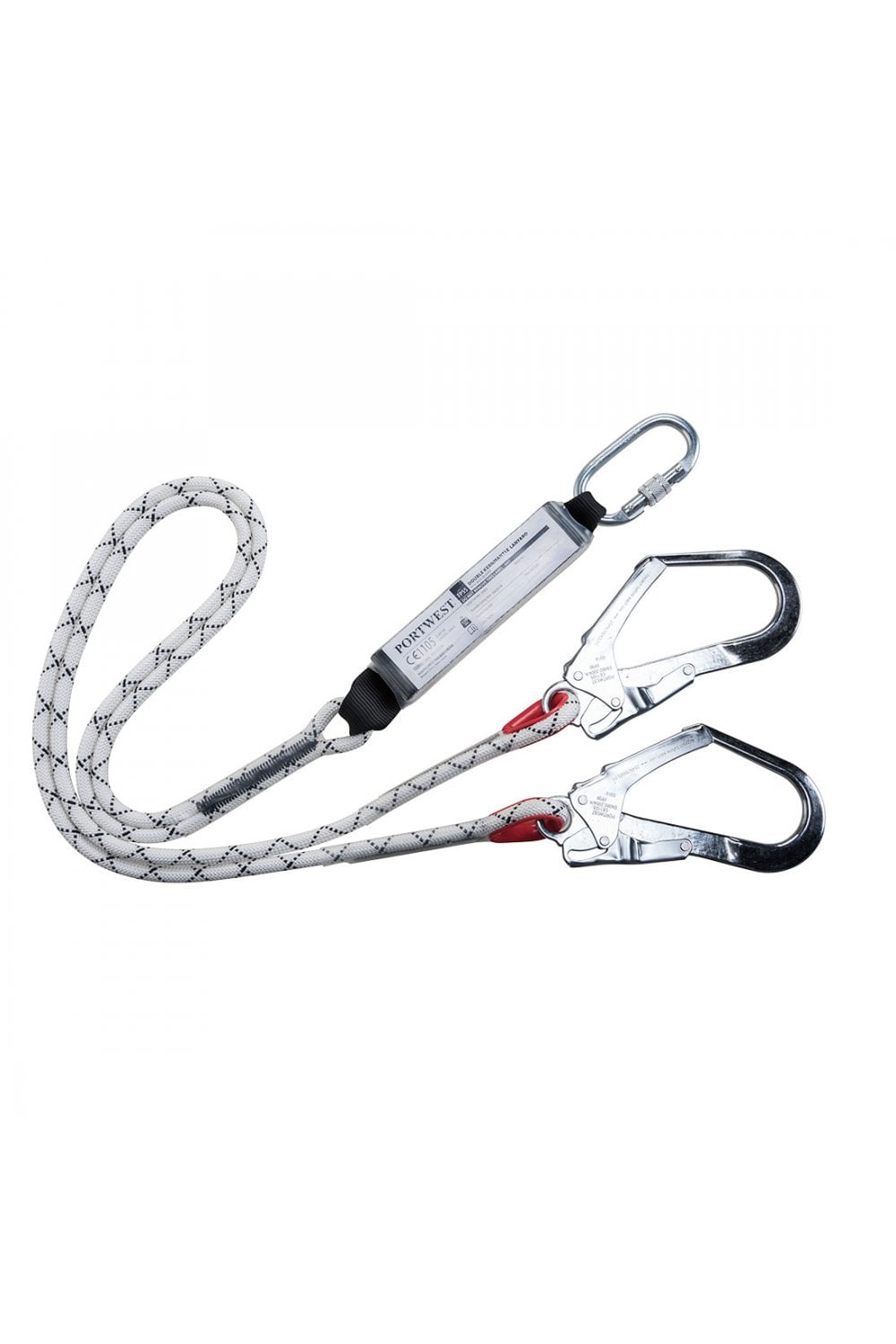 Double Kernmantle Lanyard With Shock Absorber