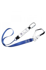 Single Webbing Lanyard With Shock Absorber