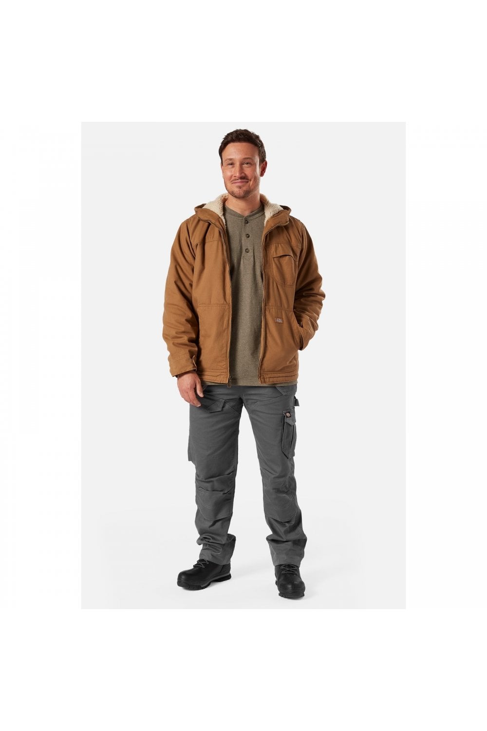 Sherpa Lined Duck Jacket