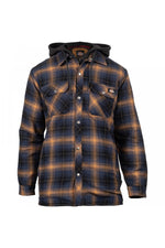 Fleece Hood Flannel Shirt Jacket