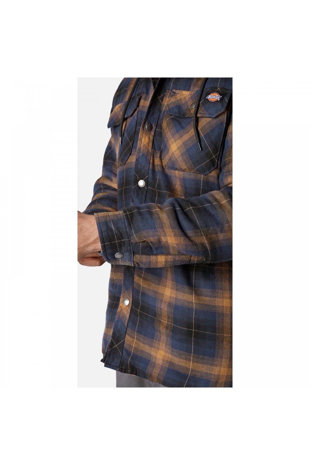 Fleece Hood Flannel Shirt Jacket