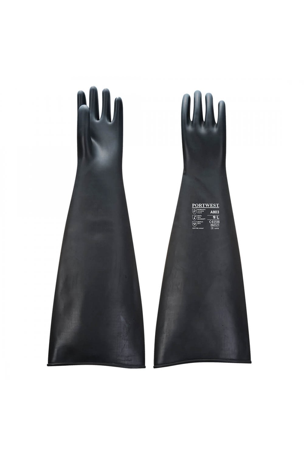 Heavyweight Latex Rubber Gauntlet 600mm