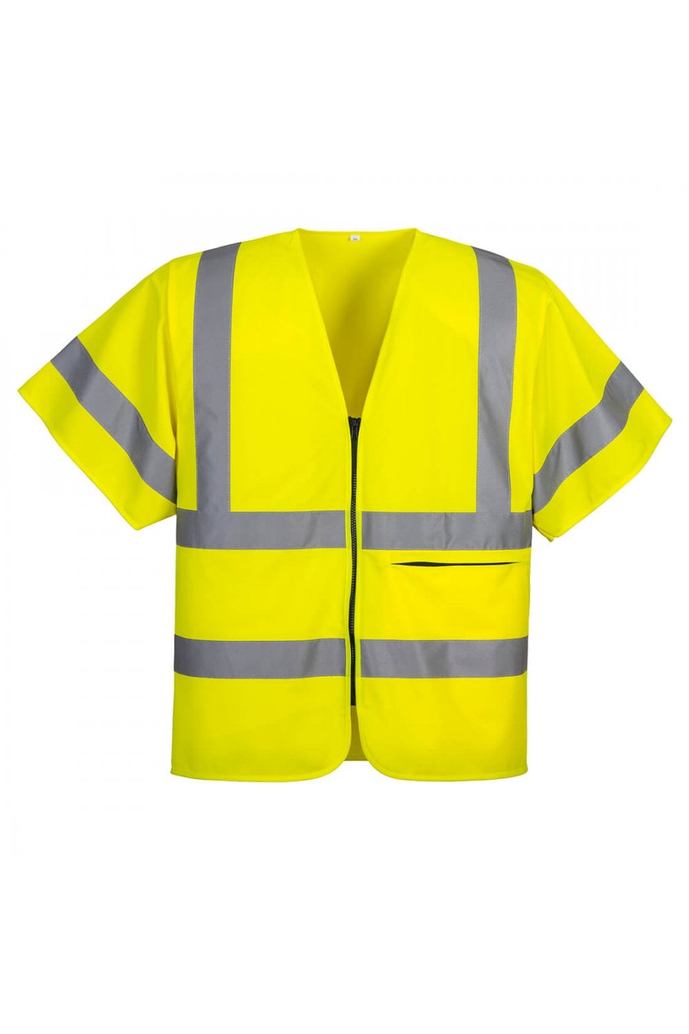 Hi-Vis Half Sleeve Zip Vest