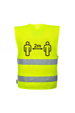 Hi-Vis Social Distancing Vest 2m