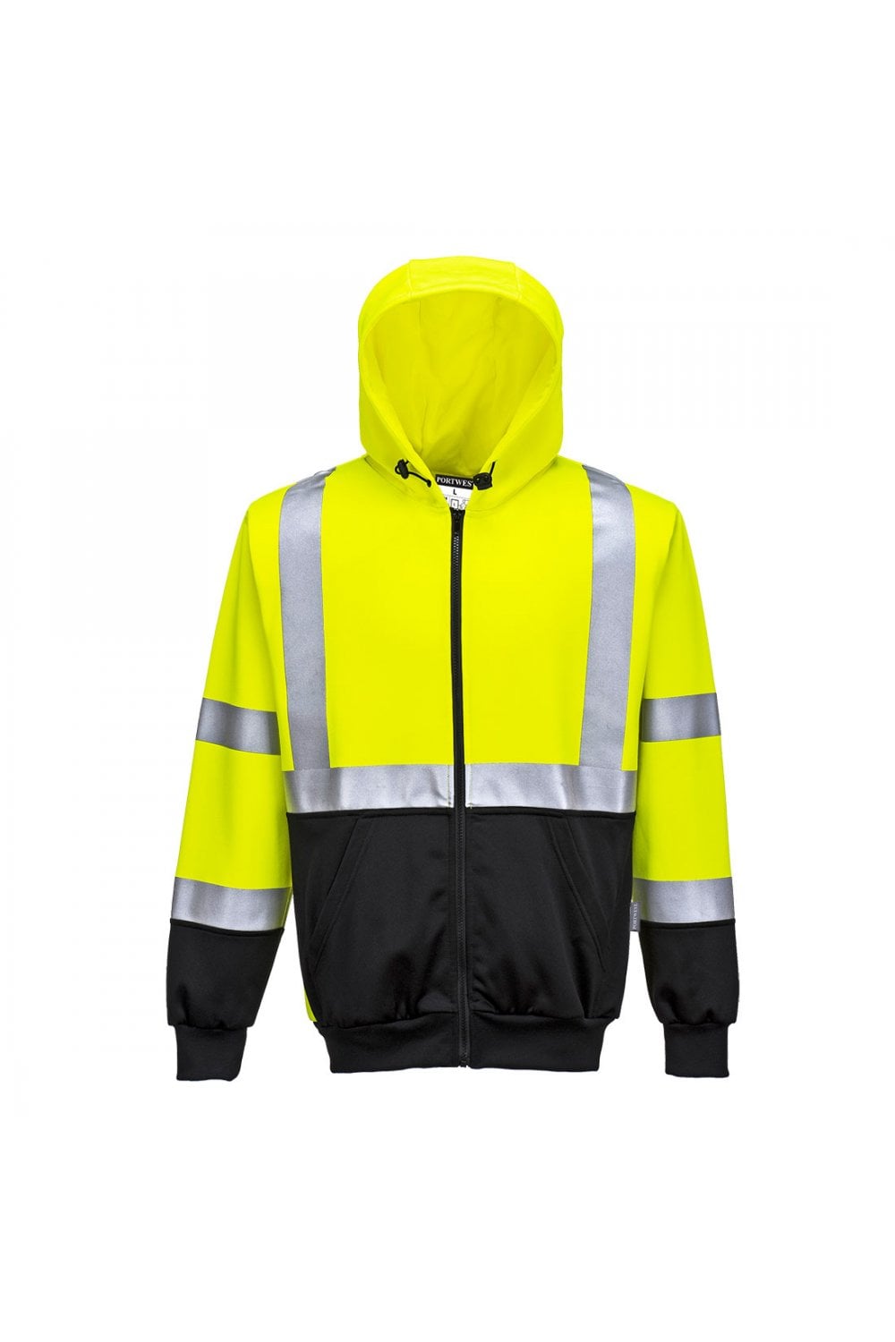 Hi-Vis Two-Tone Zipped Hoodie