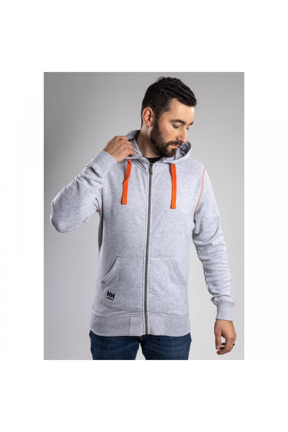 Oxford Zip Hoodie