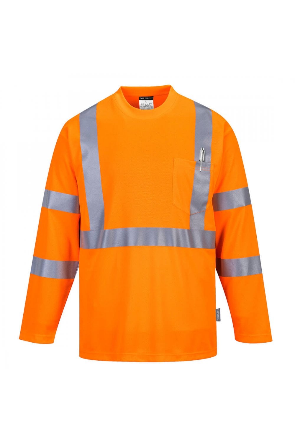 Hi-Vis Long Sleeve Pocket T-Shirt