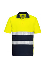 Two-Tone Lightweight Polo Shirt S/S