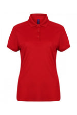 Women's stretch polo shirt with wicking finish (slim fit)