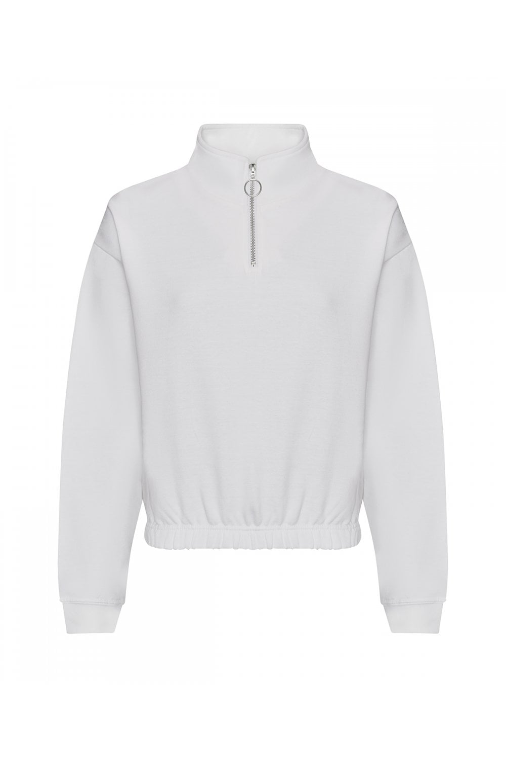 Women's cropped ¼-zip sweat