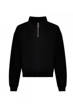 Women's cropped ¼-zip sweat