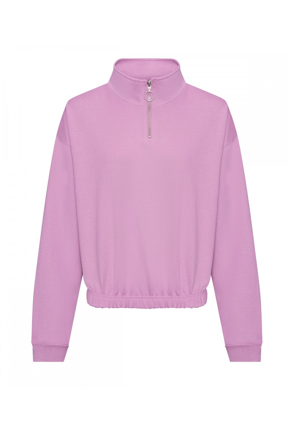 Women's cropped ¼-zip sweat