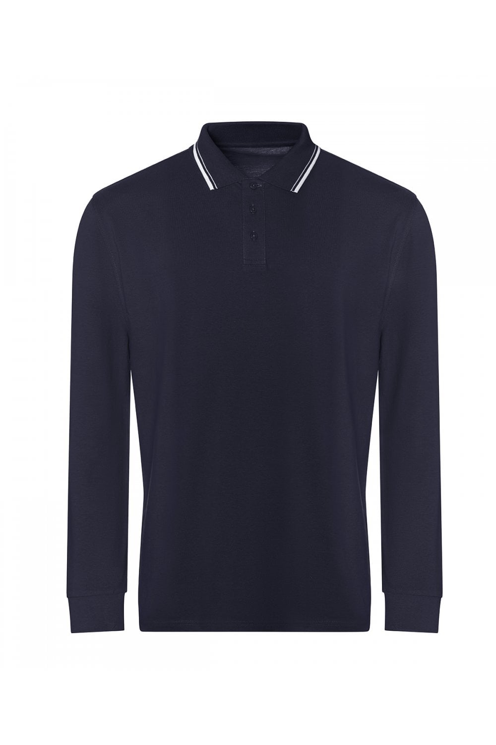 Long sleeve tipped 100 polo