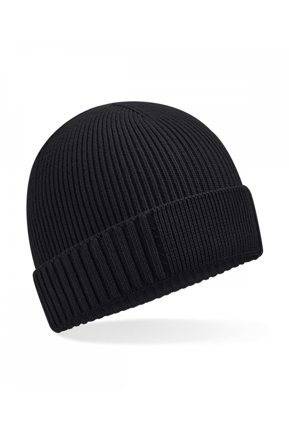 Organic cotton engineered patch beanie