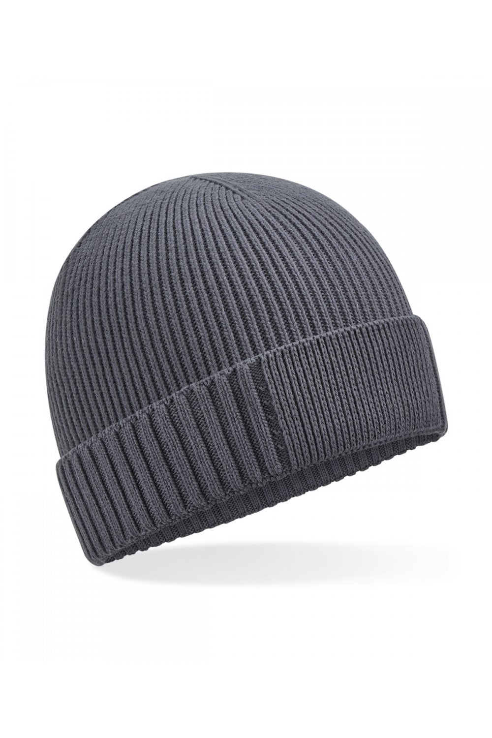 Organic cotton engineered patch beanie