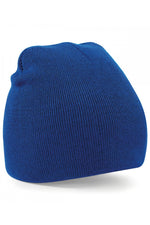 Two-tone pull-on beanie