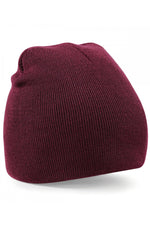 Two-tone pull-on beanie