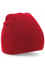 Two-tone pull-on beanie