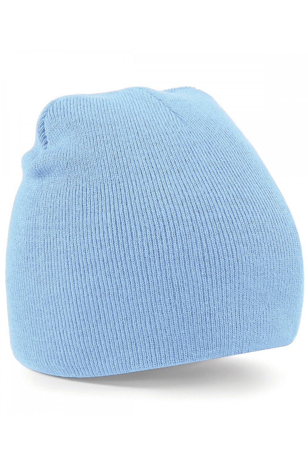 Two-tone pull-on beanie