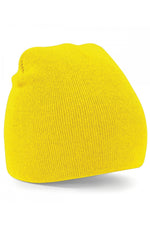 Two-tone pull-on beanie