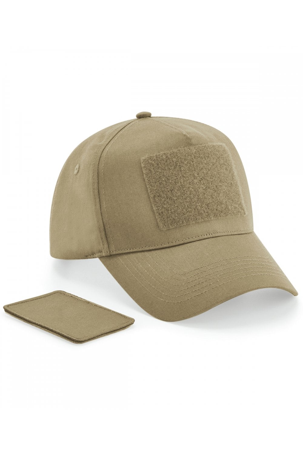 Removable patch 5-panel cap