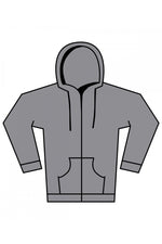 Softstyle™ midweight fleece adult full-zip hooded sweatshirt