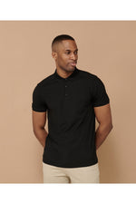 Stretch polo shirt with wicking finish (slim fit)