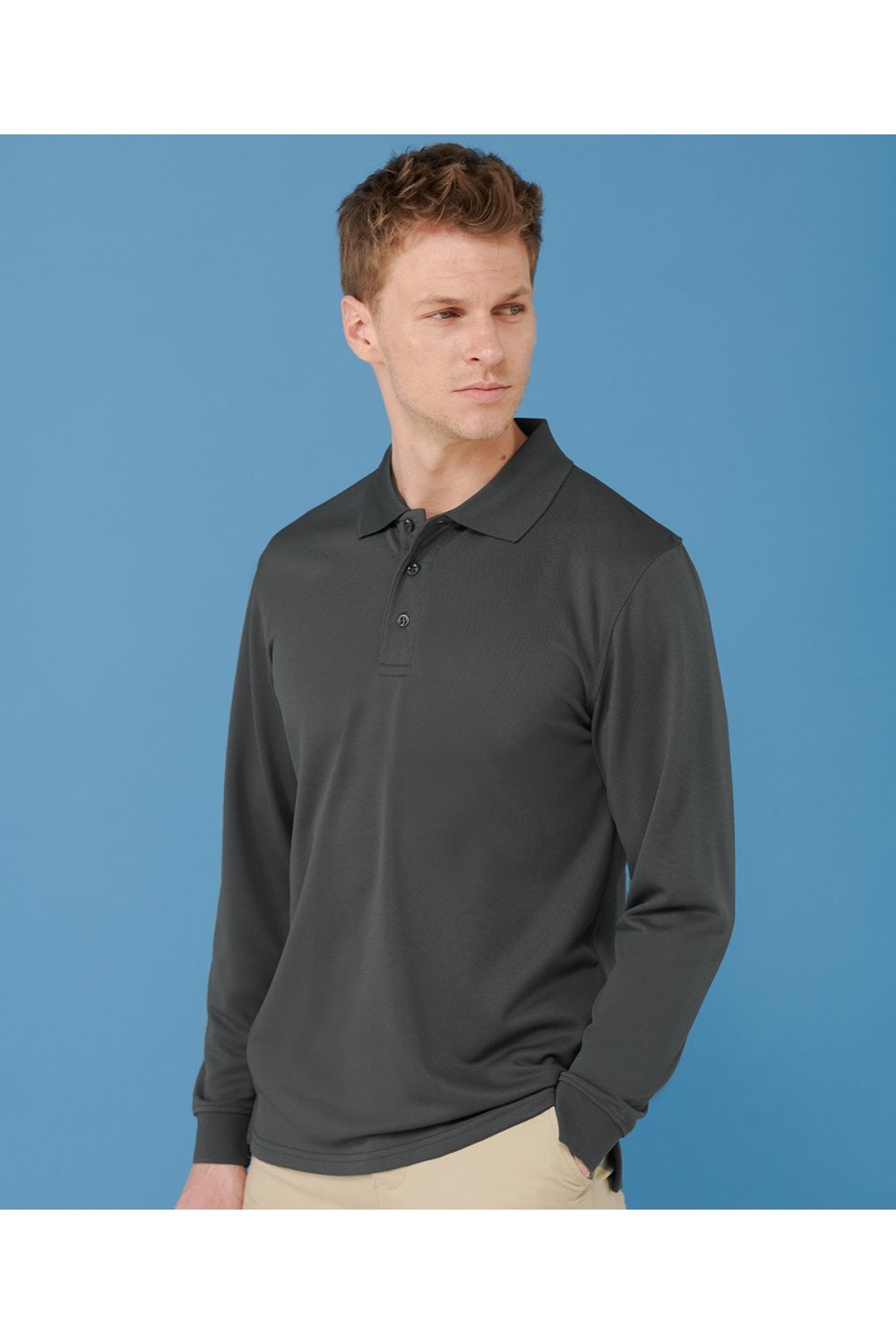 Long sleeve Coolplus® polo shirt