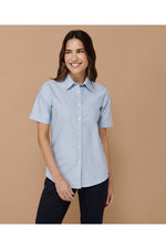 Women's short sleeve classic Oxford shirt