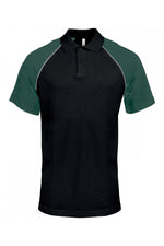 Polo baseball contrast polo shirt