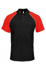 Polo baseball contrast polo shirt