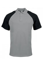 Polo baseball contrast polo shirt