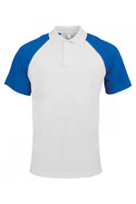 Polo baseball contrast polo shirt