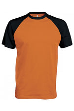 Baseball Short-sleeved two-tone T-shirt