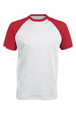 Baseball Short-sleeved two-tone T-shirt