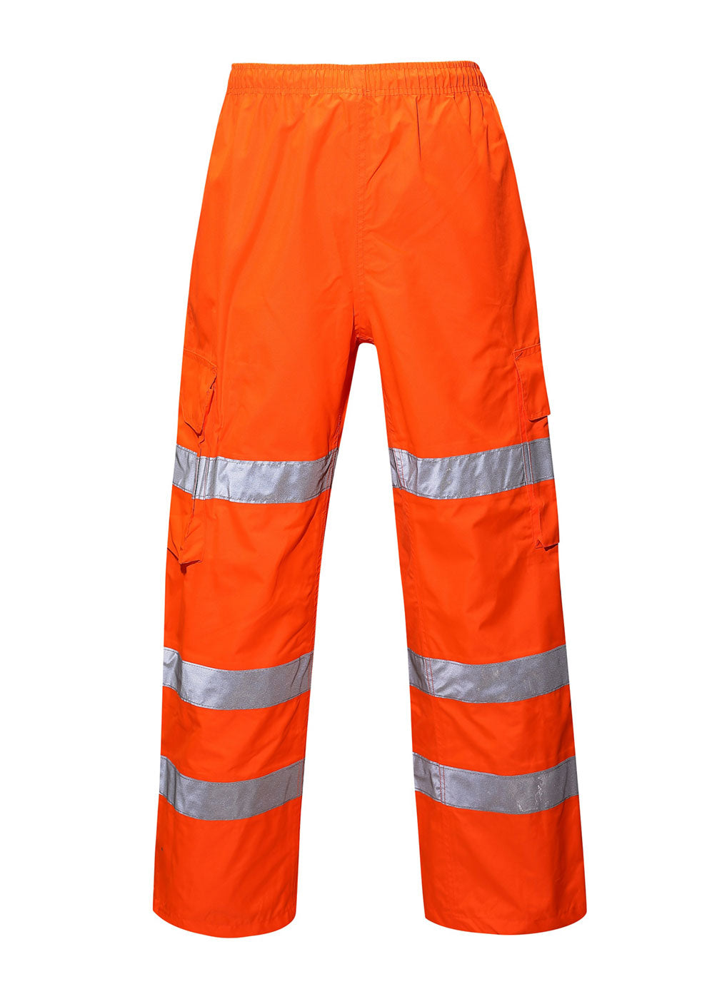 Hi-Vis Orange Waterproof Overtrousers