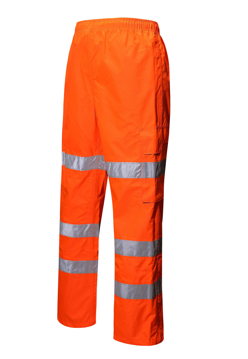 Hi-Vis Orange Waterproof Overtrousers